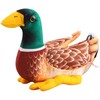 Pliušinis žaislas Antis, 28 cm, ruda/žalia