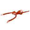 Pliušinis žaislas Beždžionė su garsais, oranžinė, 80 cm