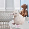 Pliušinis žaislas Kiwi Bird, baltas, 17 cm