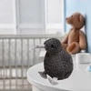 Pliušinis žaislas Kiwi Bird, juodas, 17 cm