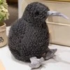 Pliušinis žaislas Kiwi Bird, juodas, 17 cm