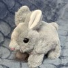 Pliušinis žaislas Zuikis, 18 cm, pilkas