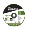 Plokščia vandens žarna Bradas AGRO-FLAT PVC, W.P.4 / B.P.12 Bar - 3"- 100m, Žalias