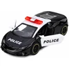 Policijos automobilis, juodas (1 vnt.)
