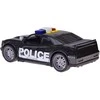 Policijos automobilis su šviesos ir garso efektais