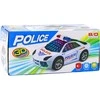 Policijos automobilis su šviesos ir garso efektais