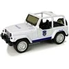 Policijos automobilis visuregis, baltas