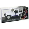 Policijos automobilis visuregis, baltas