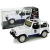 Policijos automobilis visuregis, baltas