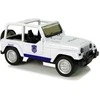 Policijos automobilis visuregis, baltas