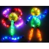 POP TUBE LED šviečiantys sensoriniai vamzdeliai, 12 vnt.