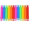 POP TUBE LED šviečiantys sensoriniai vamzdeliai, 12 vnt.