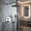 Potinkinis dušo komplektas REA Foster, Brushed Nickel, + BOX