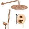 Potinkinis dušo komplektas REA Lungo, Brushed Copper, + Box