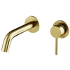 Potinkinis praustuvo maišytuvas Besco Veo, Brushed Gold