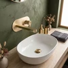 Potinkinis praustuvo maišytuvas REA Arcos, Brushed Gold