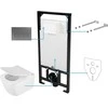 Potinkinis WC komplektas Deante Anemon 6in1, CDZT6ZPW, Baltas/Titanium