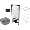 Potinkinis WC komplektas Deante Peonia 6in1, CDENDZPW, Anthracite/titanium/nero