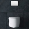 Potinkinis WC rėmas Rea K011A-Q su mygtuku T Baltas Glass