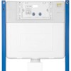 Potinkinis WC rėmas Rea K011A-Q su mygtuku T Baltas Glass