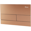 Potinkinis WC rėmas Rea K011A-Q su mygtuku T Brushed Copper/Rose Gold