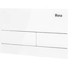 Potinkinis WC rėmas Rea K011A-Q su mygtuku T Baltas Glass