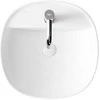 Praustuvas Besco Anes Cera-Line, 40 x 40 x 12 cm, Baltas