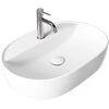 Praustuvas Besco Anes Cera-Line, 60 x 40 x 12.5 cm, Baltas