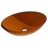 Praustuvas Besco Anya Earth Rust, 50 cm, su baltu dangteliu