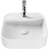 Praustuvas Besco Assos Cera-Line, 40 x 40 x 11 cm, Baltas