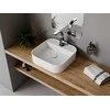 Praustuvas Besco Assos Cera-Line, 40 x 40 x 11 cm, Baltas