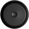 Praustuvas Besco Clea Cera-Line, 34.6 x 11.4, Matt Juodas