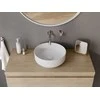 Praustuvas Besco Clea Cera-Line, 34.6 x 11.4 cm, Baltas