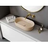 Praustuvas Besco Lova Cera-Line, 53 x 31 x 14 cm, Matt Mokka