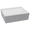 Praustuvas Besco Vera Glam Sidabrinis, 40 x 50 x 15 cm