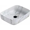 Praustuvas Mexen Carla 50 cm, Baltas Marble 2