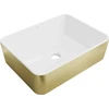 Praustuvas Mexen Catia 48 cm, Baltas/Gold lines