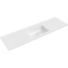 Praustuvas Mexen Otis, 161 x 46,5 cm, Baltas glossy