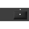 Praustuvas Mexen Otis, Right, 101 x 46,5 cm, Juodas matt