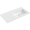 Praustuvas Mexen Otis, Right, 91 x 46,5 cm, Baltas glossy
