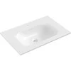 Praustuvas Mexen Vela, 71 x 46,5 cm, Baltas glossy