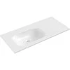 Praustuvas Mexen Vela, Left, 101 x 46,5 cm, Baltas glossy