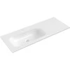 Praustuvas Mexen Vela, Left, 121 x 46,5 cm, Baltas glossy