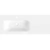 Praustuvas Mexen Vela, Left, 121 x 46,5 cm, Baltas glossy