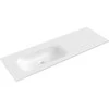 Praustuvas Mexen Vela, Left, 141 x 46,5 cm, Baltas glossy