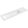 Praustuvas Mexen Vela, Left, 161 x 46,5 cm, Baltas glossy