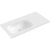 Praustuvas Mexen Vela, Left, 91 x 46,5 cm, Baltas glossy
