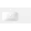 Praustuvas Mexen Vela, Left, 91 x 46,5 cm, Baltas glossy