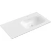Praustuvas Mexen Vela, Right, 91 x 46,5 cm, Baltas glossy