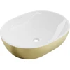 Praustuvas Mexen Viki 48 cm, Baltas/Gold lines